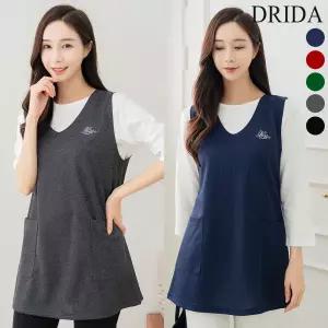 [드리다]엄마옷 드리다 여자 여름 브이넥 핫픽스 빅사이즈 스판 베스트 조끼 40-50대 미시 중년여성 마담옷