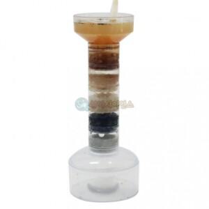 [로봇사이언스몰] 소형 5단 간이정수기(플라스틱)(국산 거름종이 사용)