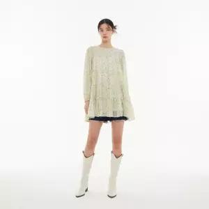 [LAP] AP1WO342 플라워 프린트 원피스