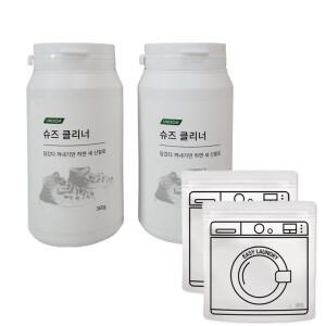 유니손 슈즈클리너 신발세탁 운동화크리너 운동화 세제 빨래 360g 2개