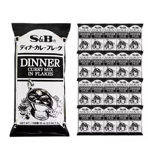 S&B 디너카레 믹스 인 후레이크 1kg 한박스 (1kg x 20ea)