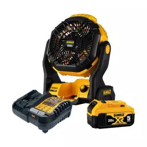 디월트 DCE512P1 충전 선풍기 20V 5.0Ah 배터리 1개 세트