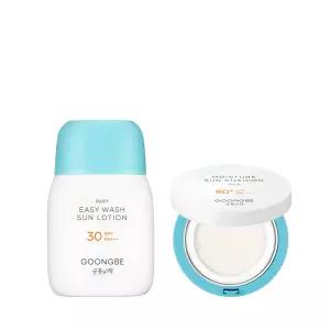 궁중비책 몰티즈 모이스처 선쿠션 마일드 14g + 베이비 이지워시 선로션 60g