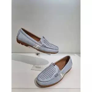 [하프클럽/에스콰이아]MARIO에스콰이아 여성 발편한 경량 펀칭 데일리 로퍼 굽2.5센치 YADMST641