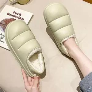 [오노마] ONM 여자 방한 겨울 사무실 털 안감 경량 실내화 슬리퍼