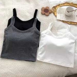 [오노마] ONM 헬스 요가 캡내장 여성 이너 크롭 민소매 나시 티셔츠