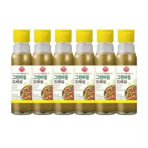 [오뚜기] 그린바질드레싱 215g 6개