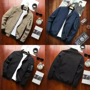 블루종 항공 점퍼 바람막이 자켓 집업 재킷 봄 가을 간절기 편안한 글로벌와이