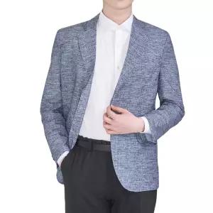 봄 여름 남성 정장 콤비 자켓 남자 체크 마이 양복 재킷 신사