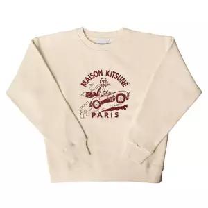 MW00305KM0307 P705 레이싱 폭스 프린트 여성 맨투맨