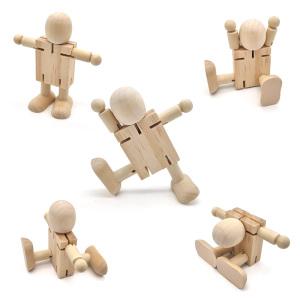 무브원목인형 관절 움직이는 목각 나무 인형 장난감 만들기 