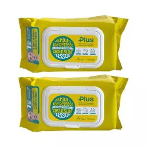 아리얼 더 퍼펙트 클렌징 티슈 플러스 100매 2개 / 써클