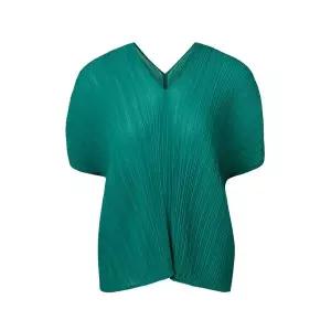 [플리츠미] 루즈핏 V넥 쉬폰 블라우스_EPBLM024003