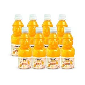 제주 감귤 천혜향 100% 착즙 주스 330ml 8병 무첨가 원액