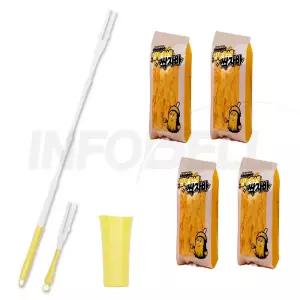 먼지박살 싹자바 길이조절 정전기 먼지 청소 제거 털이 떨이 털이개 롱스틱 핸드스틱 청소봉 세트