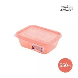 밀폐용기 김장 장아찌 깍두기 김치통 미라클통 황토 550ml