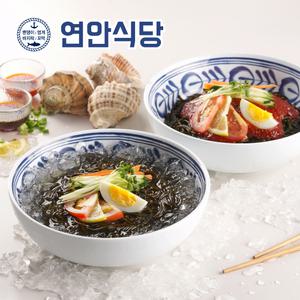 연안식당 15칼로리 해초국수 3인분 비빔/메밀 소스