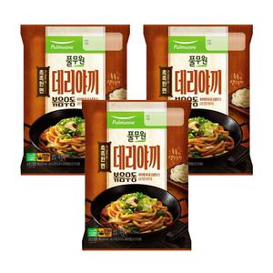 풀무원 데리야끼 볶음우동 193g x 3개 촉촉한면