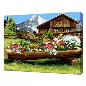 [아트박스]/셀프페인팅 에코솔 DIY명화 알프스의 상쾌한 아침 4050 19색