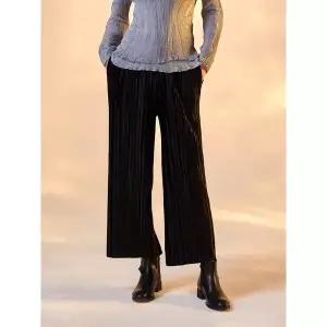 [플리츠미][최초가 169000원] 벨벳 플리츠 팬츠_PPPTW124019