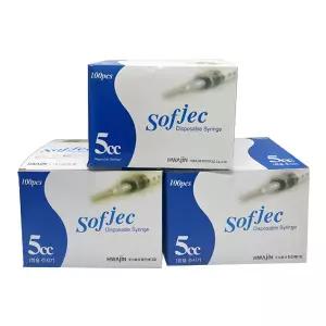 화진 일회용 주사기 5cc 모음 1박스(100개입) 병원 의료용품 바늘