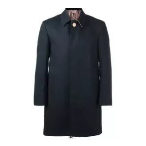 톰브라운 발마칸 칼라 매킨토시 오버코트 MOC001A 00249 415 NAVY DOM