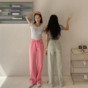 [시크릿라벨] [7컬러/매일입는] 피그먼트 와이드 팬츠