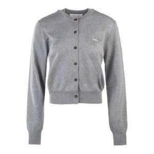 메종키츠네 가디건 MW00507KT1036H131 MEDIUM GREY MELANGE DOM