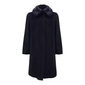 [조순희]밍크털카라 알파카 혼방 롱 코트JNWC508_SC