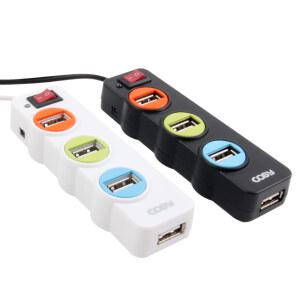 COSY 스위치 USB 4포트 허브 / PC 노트북 컴퓨터 포트 확장 분배기 선길이 1m