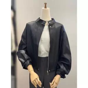 갤러리아 ab.f.z 하이넥 루즈핏 인조가죽 여자 항공점퍼 ACZ5HL03G