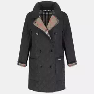 버버리 퀼팅 롱자켓
