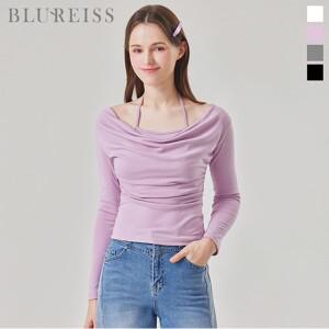[블루레이스] 홀터넥레이어드슬림티셔츠_B5S1TS6631