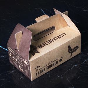 NK 치킨 닭강정 포장 손잡이 크라프트 박스 대 200개