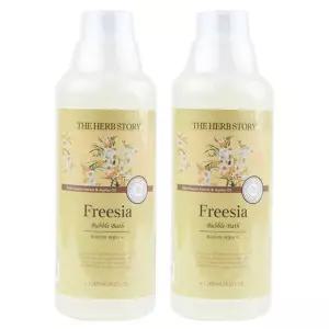 더허브스토리 버블바스, 프리지아, 1000ml, 2개