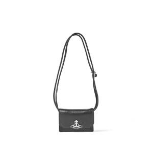 [비비안웨스트우드] 비비안웨스트우드 55020002U S000D N403 비건 바이오그린 그레인 스트랩 카드지갑