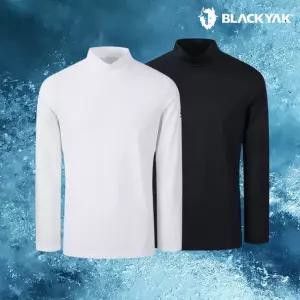 블랙야크 자외선차단 냉감 쿨티 남성 아이스프레쉬 터틀넥 베이스레이어 1BYETMU001