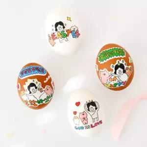 헬로든든 부활절 달걀꾸미기 스티커/달걀데코,부활절포장스티커
