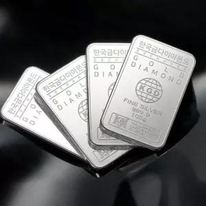 [한국금다이아몬드] 투자용 실버바 AG 100g 999.9 은투자 은시세