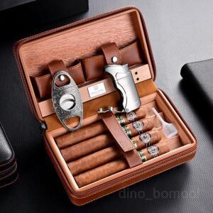 시가 파우치 케이스 담배 보관함 가방 보습 휴대용 휴미더 여행용 커터 가죽 거치대 튜브