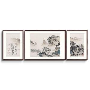 대형 동양화 풍경 액자 거실 산수화 그림 장식 캔버스 소나무 수묵화 선물 그림액자