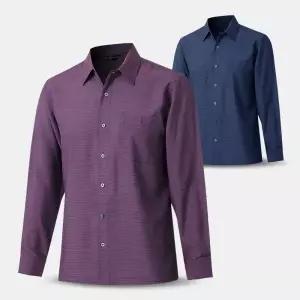 중년 남성 대나무 인견 긴팔 남방 셔츠 YDS01 봄 여름