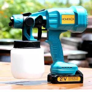 TV홈쇼핑 홈박스 페인트 무선 자동분사기 페인트 킹 스프레이건