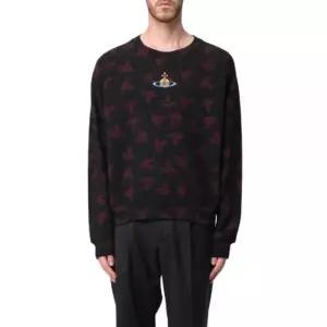 [비비안웨스트우드] 올오버 프린트 오버사이즈 스웨트셔츠 109491905