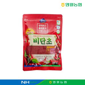 청결 고춧가루 비단초 200g / 햇 고추 사용 / 국내산 100% / 영월농협 동강마루