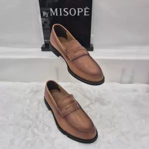 [미소페]By미소페 남성 클래식 페니 로퍼 122HZ439GD005 CAMEL 1_JJ