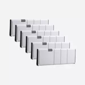 다용도 분리 구분 칸막이 정리대 서랍 파티션 중형 6p 다목적 길이조절 분리