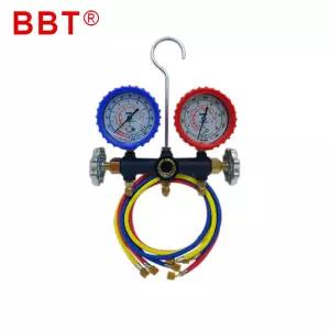 BBT 사이드글라스 매니폴드게이지 세트 냉동게이지 R410A용