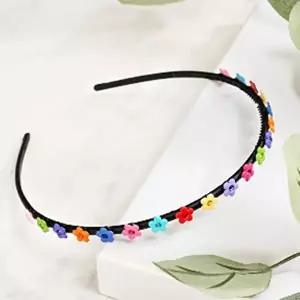 얇은 헤어밴드 플라워 무지개 미니 포인트 고정-WFHF0O9