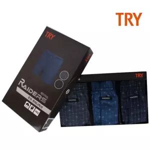 홈란쥬 트라이 남성 레이더스 주자직 쾌적한 주머니박서 사각팬티 3매입 MH3